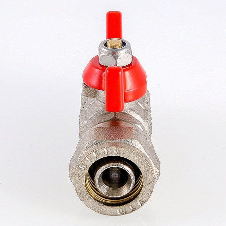 Кран шаровой 16х1/2' НН под обжим ручка бабочка VALTEC VT.341.N.1604 AAV230304