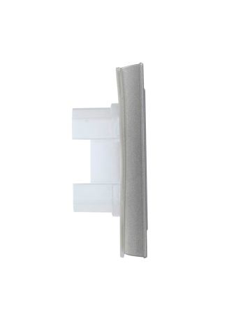BRITE Рамка 1 пост IP44 РУ-1-БрА-44 алюминий IEK BR-M12-44-K47