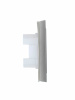 BRITE Рамка 1 пост IP44 РУ-1-БрА-44 алюминий IEK BR-M12-44-K47