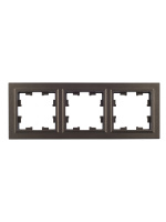 BRITE Рамка 3 поста РУ-3-БрТБ темная бронза IEK BR-M32-K45