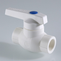 Кран шаровой 32 полипропиленовый PPR белый VALTEC VTp.743.0.032 PV7433200  