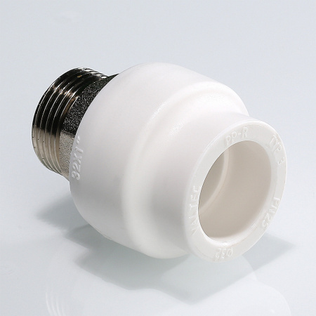 Муфта комбинированная 40 х 1 1/4' НР под ключ полипропиленовая PPR белая VALTEC VTp.707.0.04007 PV7074007  