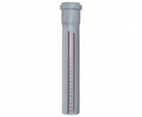 Труба канализационная 32 х 500 мм НТЕМw однораструбная, белая Ostendorf 559020