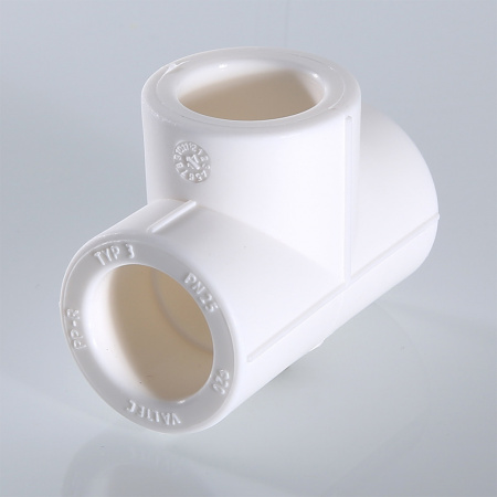 Тройник 63 мм полипропиленовый PPR белый VALTEC VTp.731.0.063 PV7316300  