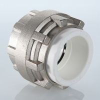 Соединение разборное 32 мм полипропиленовое PPR белое VALTEC VTp.763.0.032 PV7633200  