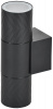 LT-UBU0-5108-GU10-2-K02 LIGHTING Светильник уличный 5108 настенный под лампу 2хGU10 IP65 черный IEK 