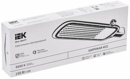 LDKU1-1012-150-5000-K03 Светильник светодиодный консольный ДКУ 1012-150Ш 5000К IP65 серый IEK 