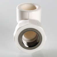 Угольник 20 х 1/2' ВР комбинированный, полипропиленовый, белый VALTEC VTp.752.0.02004 PV7522004