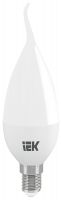 Лампа светодиодная CB35 свеча на ветру 7Вт 230В 4000К E14 IEK LLE-CB35-7-230-40-E14