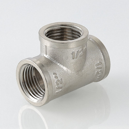 Тройник ВВВ 3/4'х3/4'х3/4' никелированный VALTEC VTr.130.N.0005 S13010005