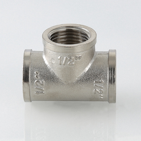 Тройник ВВВ 3/4'х3/4'х3/4' никелированный VALTEC VTr.130.N.0005 S13010005