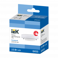 Лампа светодиодная T75 таблетка 15Вт 230В 6500К GX53 IEK LLE-T80-15-230-65-GX53