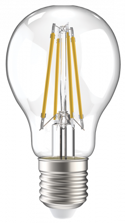 Лампа светодиодная A60 груша прозрачная 9Вт 230В 4000К E27 серия 360° IEK LLF-A60-9-230-40-E27-CL