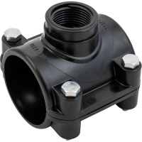 Седелка ПЭ 32 - 1/2' (крепление-болт) Политэк 3000032012