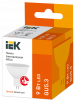 Лампа светодиодная MR16 софит 9Вт 230В 3000К GU5.3 IEK LLE-MR16-9-230-30-GU5 