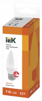 Лампа светодиодная C35 свеча 9Вт 230В 3000К E27 IEK LLE-C35-9-230-30-E27