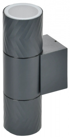 LT-UBU0-5108-GU10-2-K03 LIGHTING Светильник уличный 5108 настенный под лампу 2хGU10 IP65 серый IEK 