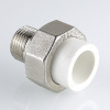 Муфта разъемная 25 х 3/4' НР полипропиленовое PPR белое VALTEC VTp.761.0.02505 PV7612505  
