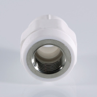 Муфта комбинированная 20 х 3/4' ВР полипропиленовая PPR белая VALTEC VTp.702.0.02005 PV7022005  