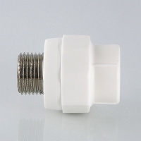 Муфта комбинированная 32 х 1/2' НР полипропиленовая PPR белая VALTEC VTp.701.0.03204 PV7013204  