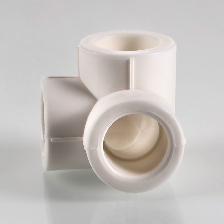 Тройник двухплоскостной 20 мм полипропиленовый PPR белый VALTEC VTp.738.0.020 PV7382000  