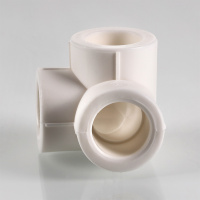 Тройник двухплоскостной 25 мм полипропиленовый PPR белый VALTEC VTp.738.0.025 PV7382500  