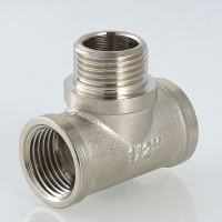 Тройник ВНВ 1/2'х1/2'х1/2' переходной, никелированный VALTEC VTr.132.N.0004 VT1320004
