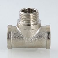 Тройник ВНВ 1/2'х1/2'х1/2' переходной, никелированный VALTEC VTr.132.N.0004 VT1320004