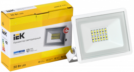 LPDO601-30-65-K01 Прожектор светодиодный СДО 06-30 IP65 6500K белый IEK 