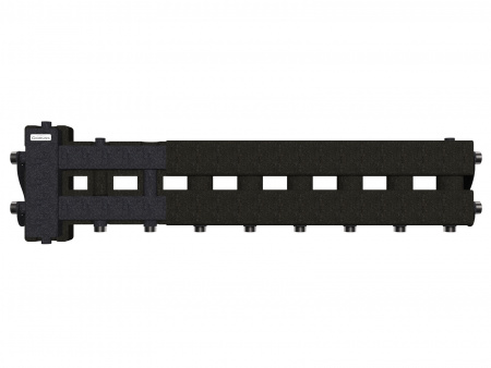 BM 6005T 20 Коллектор с гидрострелкой BM-60-5D.EPP на 5 контуров G1' с термоизоляцией до 60 кВт, ст. 09Г2С Gidruss 