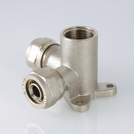 Водорозетка обжимная проходная 16 х 1/2' VALTEC VTm.334.N.160416 IV3341604