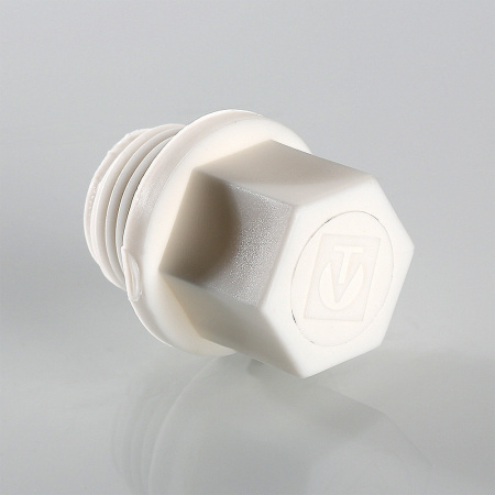 VTp.791.0.04 Заглушка резьбовая 1/2' полипропиленовая PPR белая VALTEC  PV7910004  