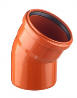 Отвод наружной канализации 110х30 град. Ostendorf 220210