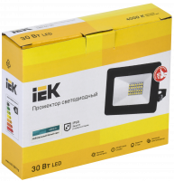 Прожектор СДО 06-30 светодиодный черный IP65 4000K IEK LPDO601-30-40-K02