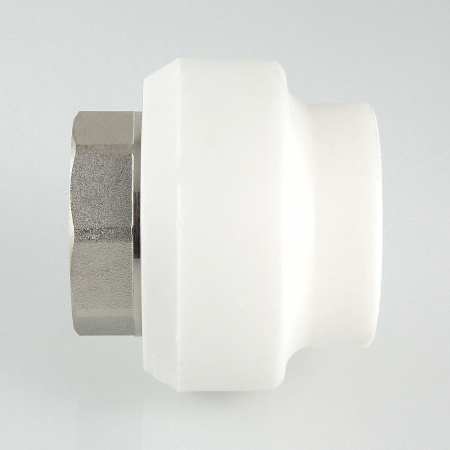 Муфта комбинированная 50 х 1 1/2' ВР под ключ полипропиленовая PPR белая VALTEC VTp.706.0.05008 PV7065008  