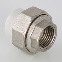 Муфта разъемная 25 х 3/4' ВР полипропиленовое PPR белое VALTEC VTp.762.0.02505 PV7622505  