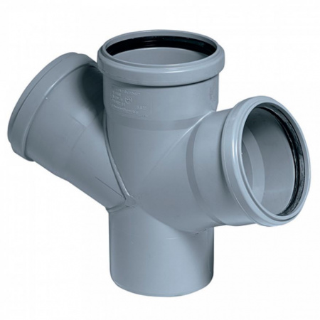 Крестовина одноплоскостная (однораструбная) 67 град. 110х50х50 Ostendorf 115910