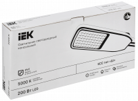 Светильник светодиодный консольный ДКУ 1004-200Ш 5000К IP65 серый IEK LDKU1-1004-200-5000-K03