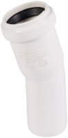 Отвод канализационный 32х87 град. белый Ostendorf 559340