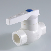 Кран шаровой 25 мм полипропиленовый PPR белый VALTEC VTp.743.0.025 PV7432500  