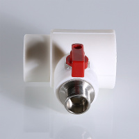 Тройник коллекторный 40 х 1/2' НР с шаровым краном полипропиленовый PPR VALTEC VTp.781.0.04004 PV7814004  