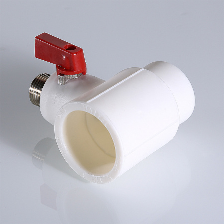 Тройник коллекторный 40 х 1/2' НР с шаровым краном полипропиленовый PPR VALTEC VTp.781.0.04004 PV7814004  