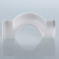 Обвод 20 мм с муфтами короткий полипропиленовый PPR белый VALTEC VTp.776.S.020 PV776S020  