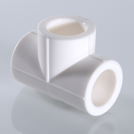 Тройник 50 мм полипропиленовый PPR белый VALTEC VTp.731.0.050 PV7315000  