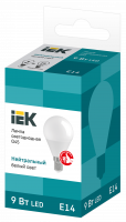 Лампа светодиодная G45 шар 9Вт 230В 4000К E14 IEK LLE-G45-9-230-40-E14