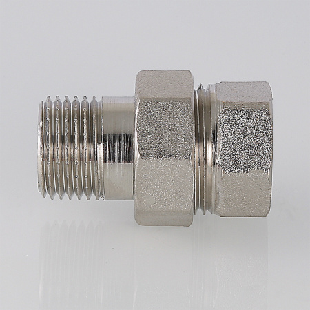 Сгон разъемный ВН 1/2' прямой (американка), никел рованный VALTEC VTr.341.N.0004 S34110004