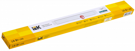 LDBO0-4001-18-4000-K01 Светильник светодиодный ДБО 4001 18Вт 4000К IP20 600мм опал IEK 