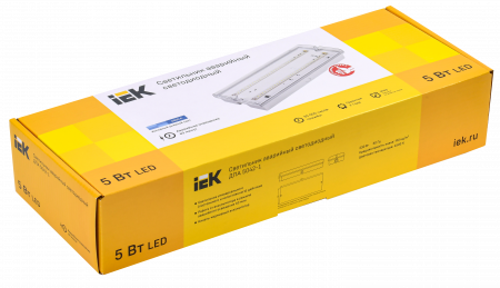 Светильник аварийный ДПА 5042-1 1ч универсальный IP65 IEK LDPA0-5042-1-65-K01