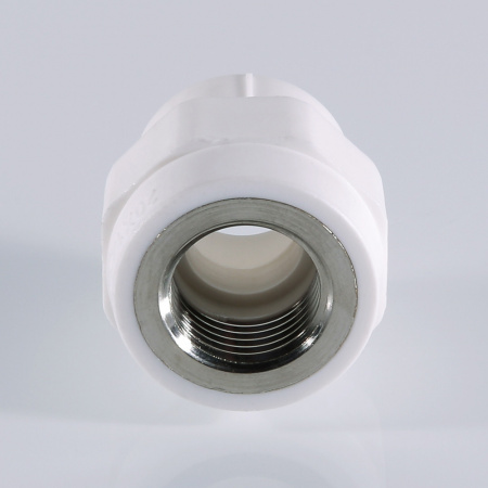Муфта комбинированная 32 х 1' ВР полипропиленовая PPR белая VALTEC VTp.702.0.03206 PV7023206  