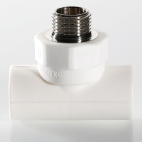 Тройник комбинированный 32 х 1' НР полипропиленовый PPR белый VALTEC VTp.733.0.03206 PV7333206  